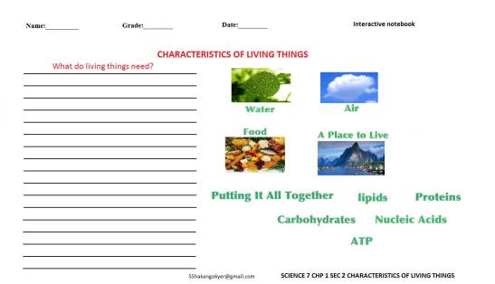 SCIENCE-7-CHP-1-2-characteristic of living-things